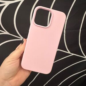 iPhone 14 Pro Max Pink Silicone Case